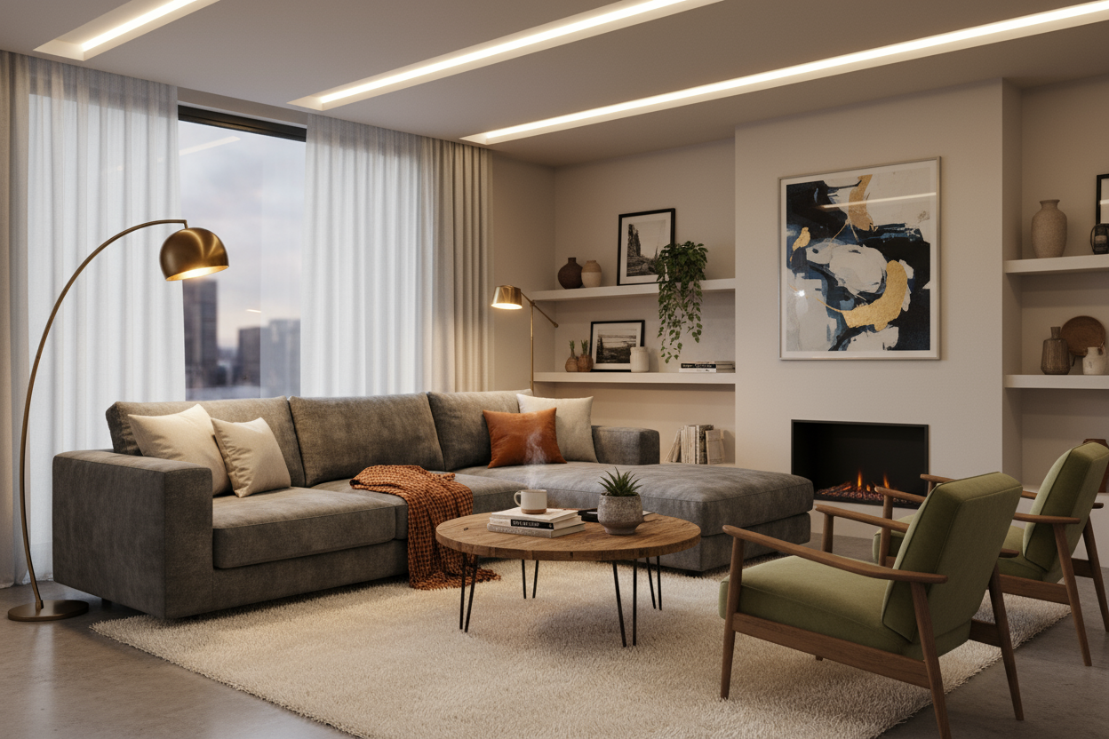 LIVING ROOM DECORATION PLAN