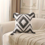 Geometric Diamond Pattern Pillow Cover