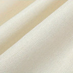 Elegant Black and White Leaf Vein Table Runner