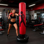 Boxing Bag with Sturdy Base - Large Punching Bag for Home Gym