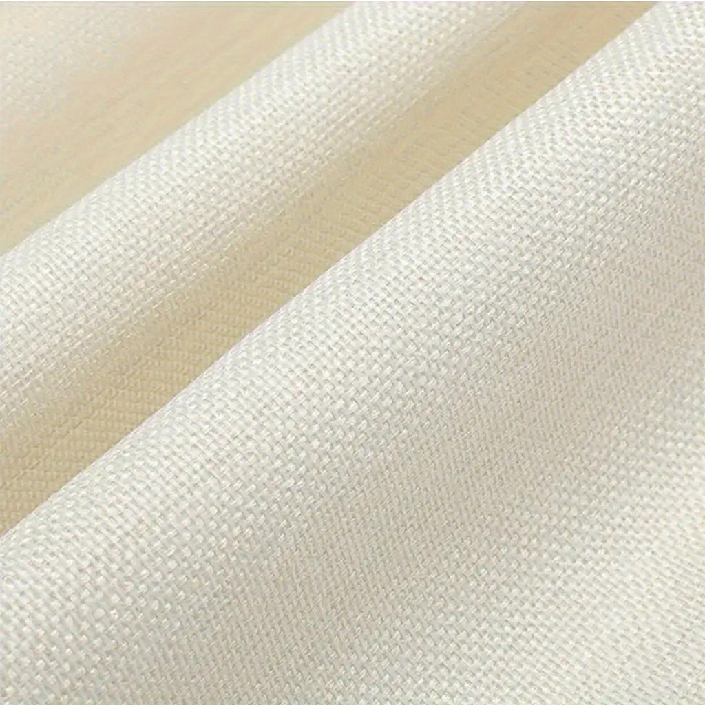 Elegant Black and White Leaf Vein Table Runner