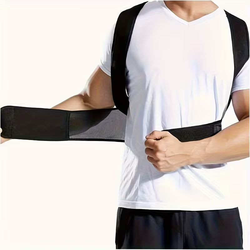 Adult posture corrector, invisible back support belt