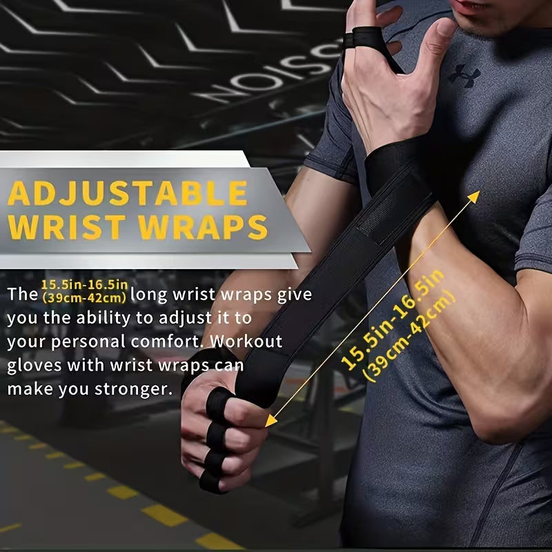 Breathable Fingerless Gym Gloves