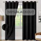 EGC 2pcs 100% blackout curtains