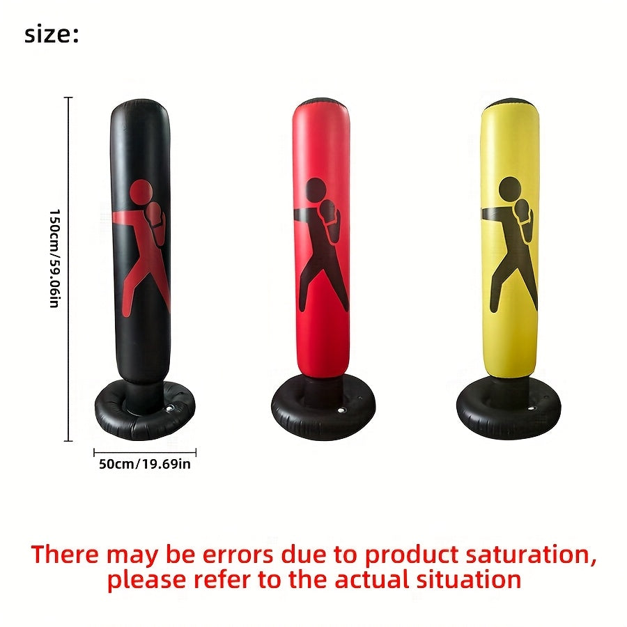 Boxing Bag with Sturdy Base - Large Punching Bag for Home Gym