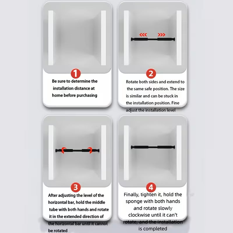 Adjustable Door Pull-Up Bar