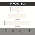 Elegant Black and White Leaf Vein Table Runner