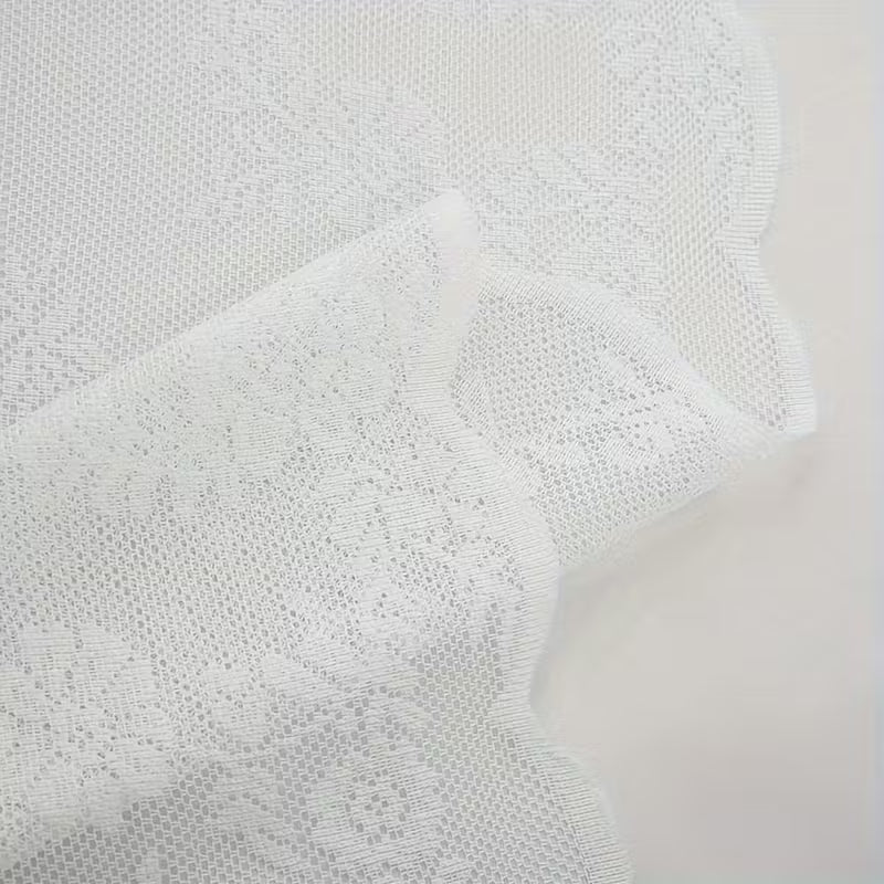 Romantic Pastoral Lace Curtain for Balcony and Office