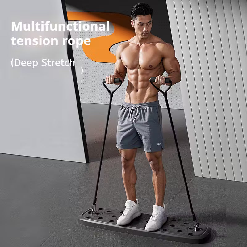Heavy-Duty Push-Up Board Set With Tension Cables