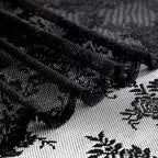 Romantic Pastoral Lace Curtain for Balcony and Office