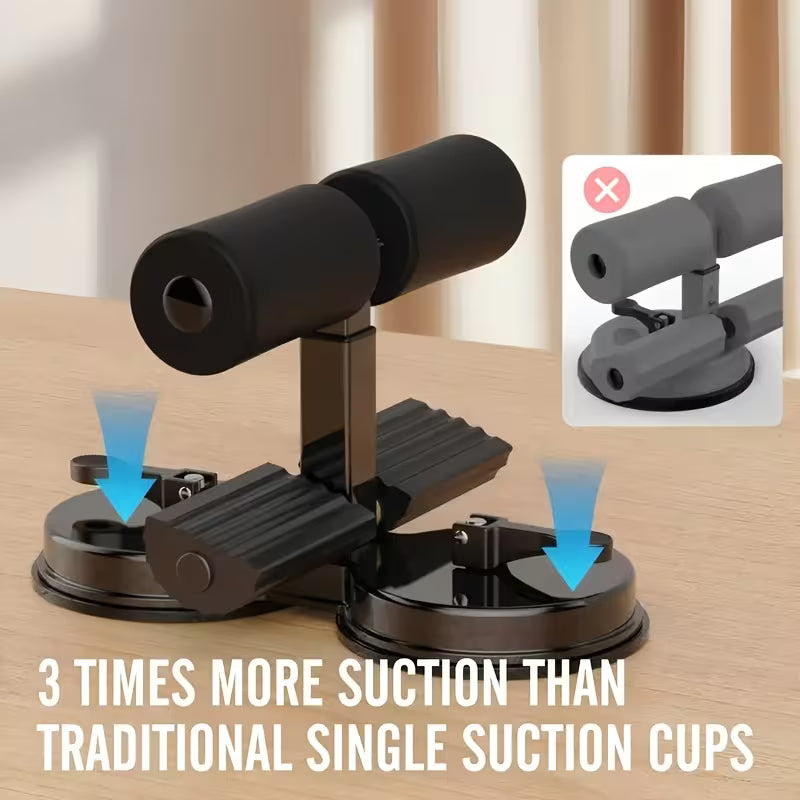 The Dual Suction Cup Sit-Up With Elastic Drawstring