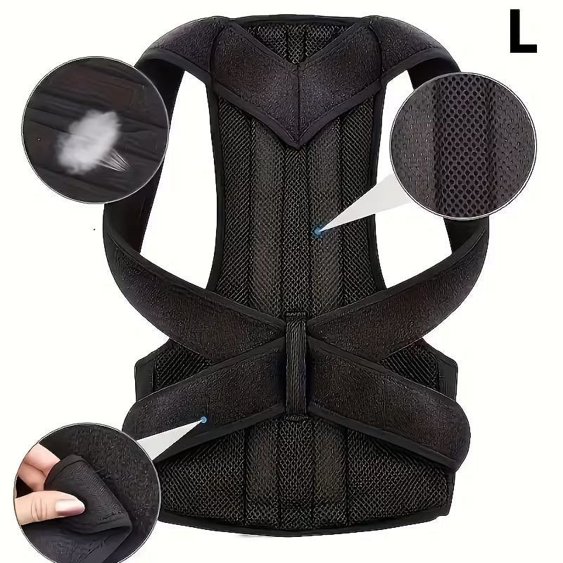 Adult posture corrector, invisible back support belt