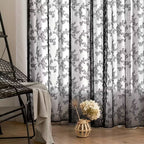 Romantic Pastoral Lace Curtain for Balcony and Office