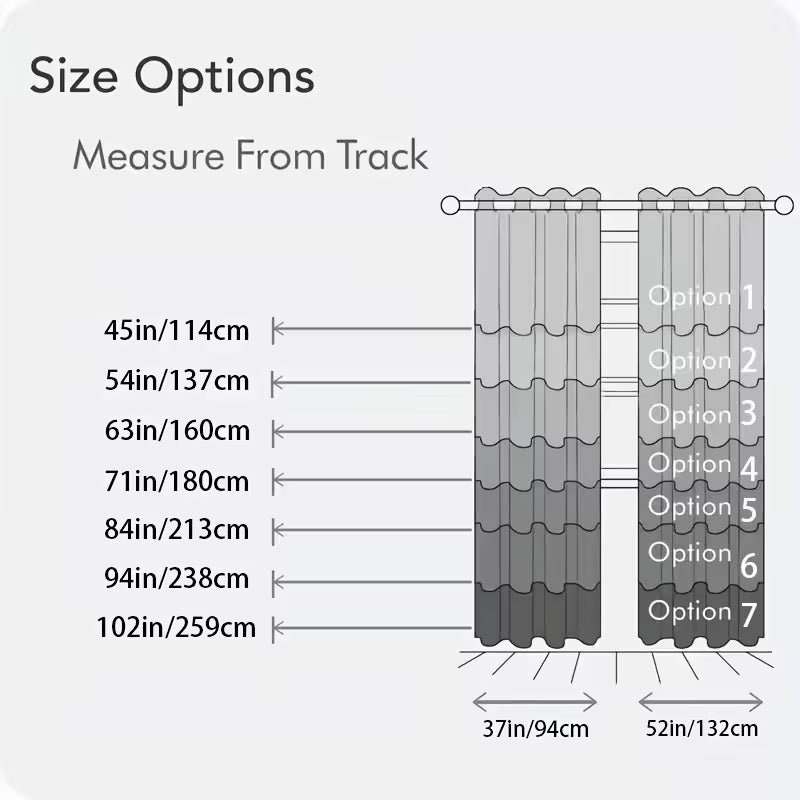 EGC 2pcs 100% blackout curtains