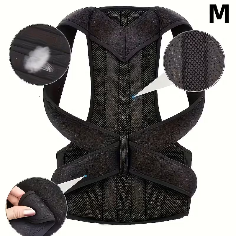 Adult posture corrector, invisible back support belt
