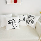 EGFace Embroidery Square Polyester Cushion Cover