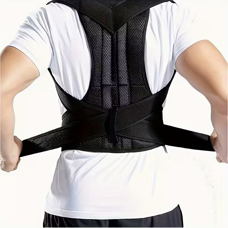 Adult posture corrector, invisible back support belt