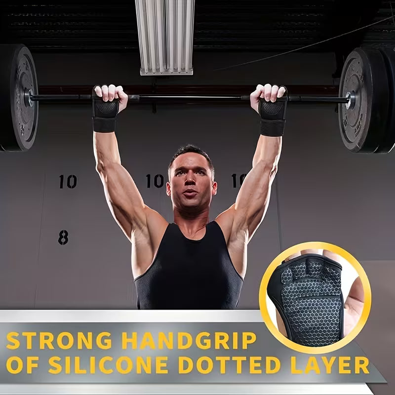 Breathable Fingerless Gym Gloves