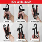 5pcs All-in-One Grip Strength Training Set with Adjustable Resistance