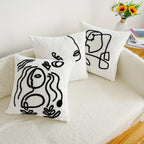 EGFace Embroidery Square Polyester Cushion Cover